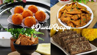 4 Diwali Recipes | 4 Types Of Diwali Recipe | Diwali recipe |