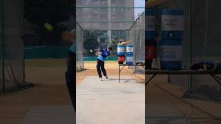 drop ball machine ⏩ over Mid-wicket 🔥#cricket #cricketlover #cricketing