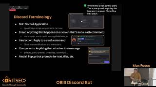 OBIII Discord Bot - Max Fusco