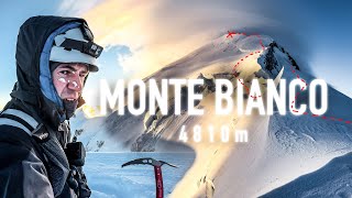 AL LIMITE DELLE FORZE SCALO IL MONTE BIANCO 4810m