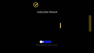 type of Induction Motor and specification #trending #electricalcircuit #shorts