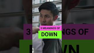 Do you know these meanings of "down"? #learnenglish