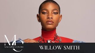 Cover of Glamour UK's September Issue: Willow Smith