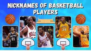 Nicknames of Basketball Players #nicknames #basketball