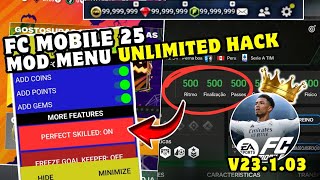 FC Mobile Mod Menu NEW UPDATE v23.1.03 - UNLIMITED MONEY, FC POINTS + DISCONNECT PLAYER - FC Mobile