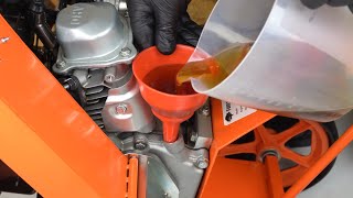 How to Change Engine Oil in Your Petrol Wood Chipper (FM6DD/FM6DD-MUL/FM6DDES/FM6DDES-MUL)