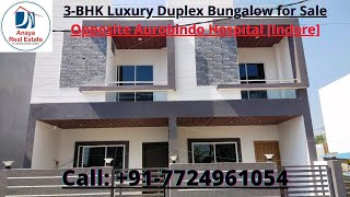 3 BHK Luxury Duplex Bungalow | Lotus Park Colony | Opposite Aurobindo Hospital | Indore-Ujjain Road