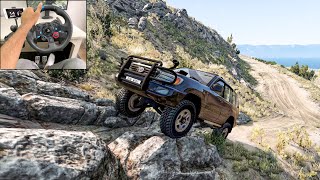 BeamNG Drive - Toyota Land Cruiser 100 Offroading - Part 2 | Logitech g29 Gameplay