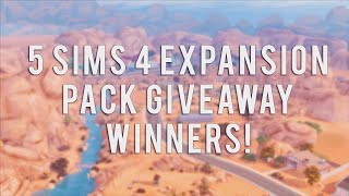 THE SIMS 4 EXPANSION PACK WINNERS! #EAPartner