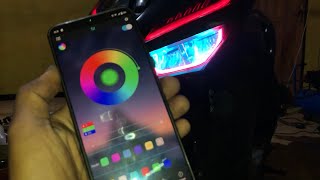 Nyobain lampu alis android duoco strip