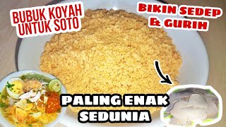 RESEP KOYA SOTO LAMONGAN‼️LANGSUNG DARI PENJUAL SOTO‼️BISA JUGA UNTUK CAMPURAN BAKMIE LEBIH SEDAP