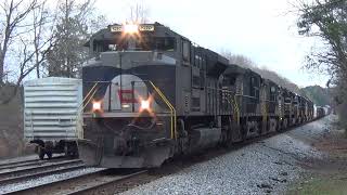 Norfolk Southern Heritage NS1070 Wabash SD70ACe Run by