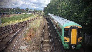 Class 377 324 departing tonbridge for readhill