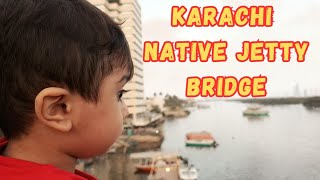 Karachi’s famous Native Jetty bridge and its background | Feeding Flour balls to Fishes