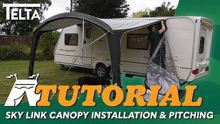 Telta Sky Link Canopy Installation & Pitching Video (Tutorial)