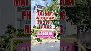 Duy nhất 1 căn mặt tiền đường 30M KĐT Nha Trang #xuhuong #shortsvideo #batdongsan #short #nhatrang