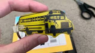 Carpenter School Bus Keychain Unboxing