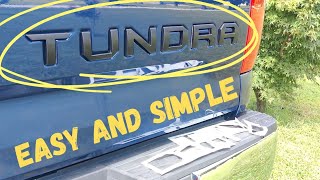 Toyota Tundra Tailgate Inserts | Cheap Mods  | 2014 Toyota Tundra Build