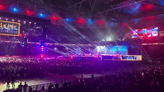 Swerve Strickland - FULL ENTRANCE - AEW ALL IN 2024 WEMBLEY STADIUM 25/08/2024 LONDON ENGLAND