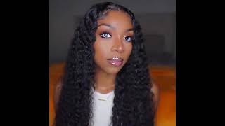 13x4 Curly Lace Front Human Hair Wigs Pre Plucked 4x4 5x5 Lace Closure Wig 180% Indian Deep Curly L