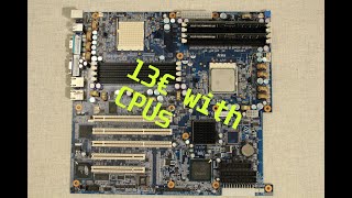 Overclocking the cheapest dual socket 940 Board