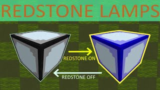 How to make Custom Redstone Lamps | Mcreator | #8