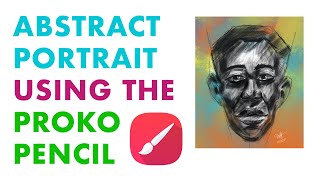 Creating An Abstract Portrait In Infinite Painter Using The Proko Pencil