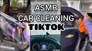 ASMR 🌟 Cleaning & Organizing my Car ♡ TIKTOK Compilation