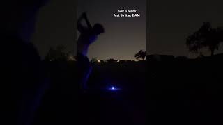 Nothing is more satisfying than night golf