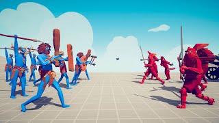 TRIBAL TEAM vs DYNASTY TEAM | TABS Totally Accurate Battle Simulator