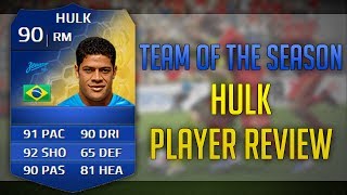 TOTS INCREDIBLE HULK (90) PLAYER REVIEW + IN GAME STATS | FIFA 14 TOTS