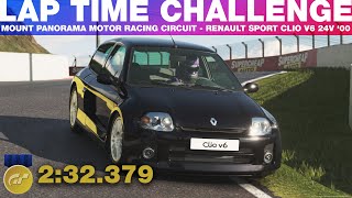 Gran Turismo 7 Lap Time Challenge - Mount Panorama Motor Racing Circuit - Renault Sport Clio V6 24V