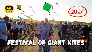 🪁Berlin’s Festival of Giant Kites 2024🪁 4K Walking Tour, GERMANY🇩🇪 #Part1