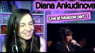 Diana Ankudinova Live at Moscow with the banda DA! (REACTION best moments) part 1