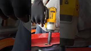 operating a #dewalt with my bionic hand #artificiallimb #automobile #bionichand #foxbodymustang