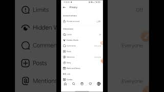 Instagram me Comments On/Off kaise kare #shorts #shortvideo #instagram
