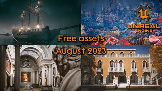 Unreal Engine free assets August 2023