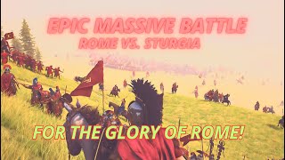 Epic Massive Battle: Rome Vs Sturgia | Mount & Blade 2 Bannerlord