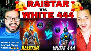 Reaction On WHITE 444 VS RAISTAR | 1V1 INDIAN ONE TAP KING VS MENA ONE TAP KING @RaiStar