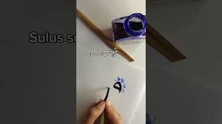 How to write urdu words in sulus calligraphy #calligraphy #foryou #foryoupage #shorts #artshorts