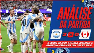 ARGENTINA PASSA FÁCIL DO CANADÁ E CHEGA À MAIS UMA FINAL DA COPA AMÉRICA