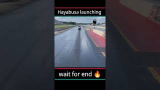 Hayabusa launching full power 😱#shorts#shortvideo #youtubeshorts