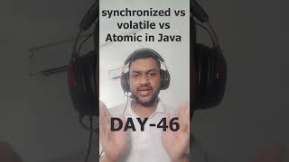 Difference between synchronized, volatile and atomic in Java? #javaprogramming #java #shorts