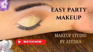 ✨Easy party make up||Easy party make up at home||Easy party make up tutorial✌️#makeup#easy#1million