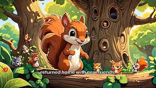 The Curious Adventures of Sammy the Squirrel  #shortvideo #shorts #viralvideo #kidscartoon