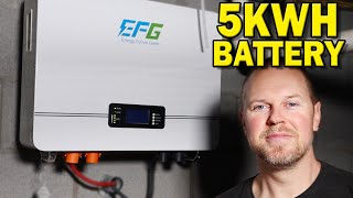 EFG LifePo4 5KWH Battery Overview and Full Install