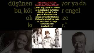 KEREM ALIŞIK’TAN ÜNLÜ AİLE ÇOCUĞU OLMAK ÜZERİNE ÇARPICI SÖZLER!#KeremAlışık #SamimiAçıklamalar #aile