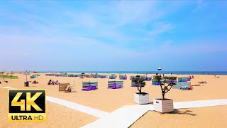 Oostende - Ostende 🇧🇪 Belgium 🇧🇪 beach Promenade walk - 4K 60FPS