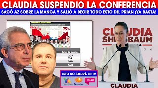 MIRA:CLAUDIA SUSPENDlÓ LA CONFERENCIA ¡REPORTERO QUISO DEJARLA MAL PERO NO SE ESPERABA DE LA RESPUES