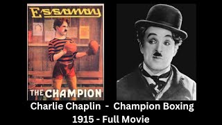 Charlie Chaplin - Boxing 1915 (colorized 2024) 📽️